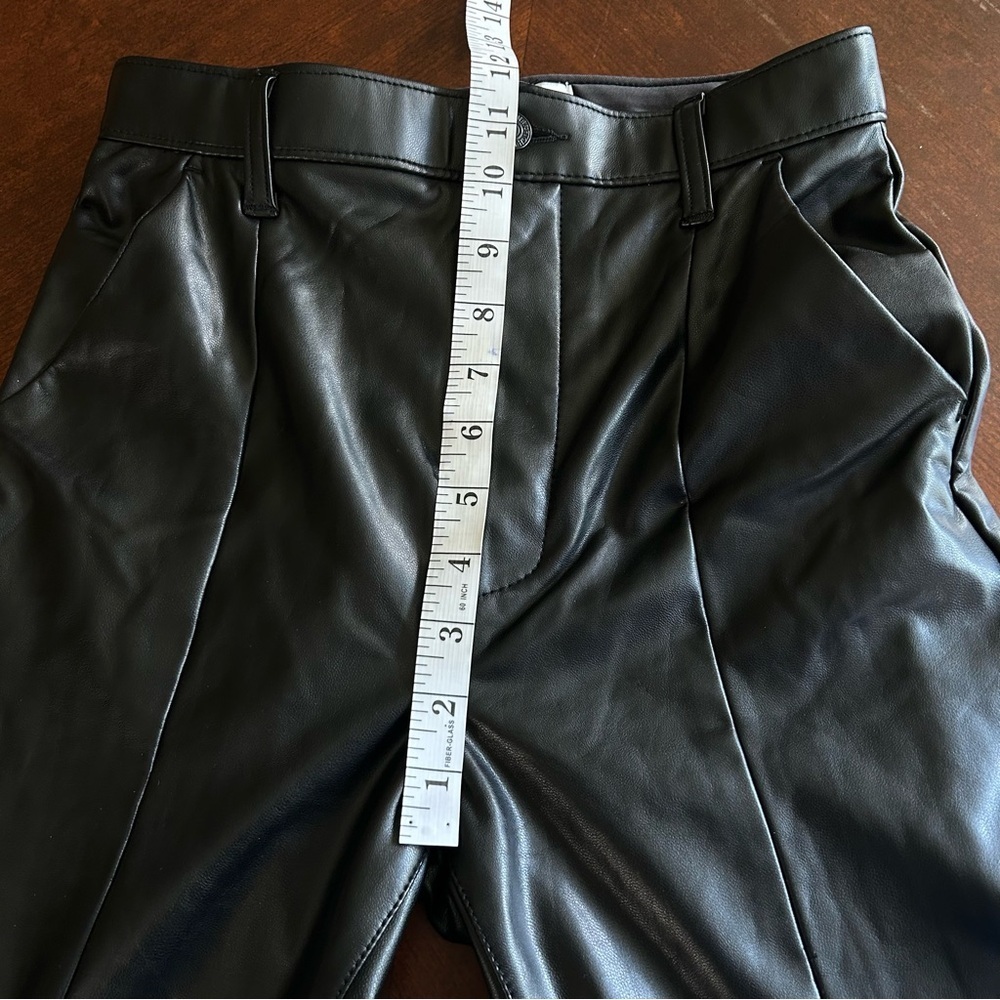 Abercrombie & Fitch | Ultra High Rise Skinny Faux Leather Pants - Picture 13 of 14